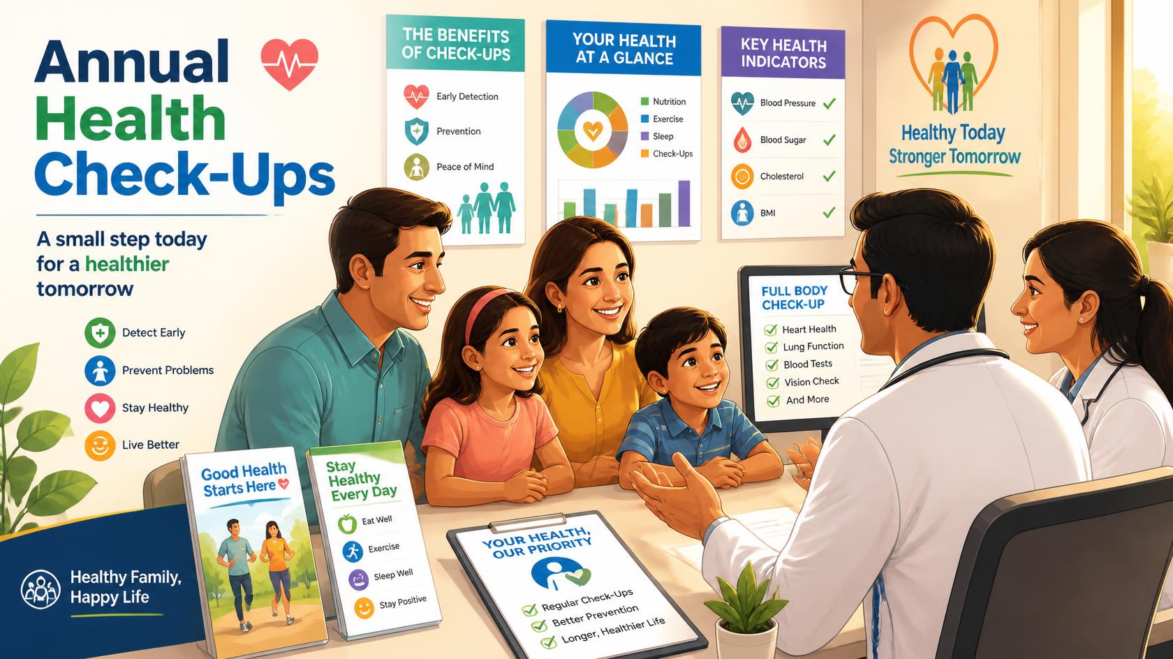 Diagnostic imaging during a health check-up