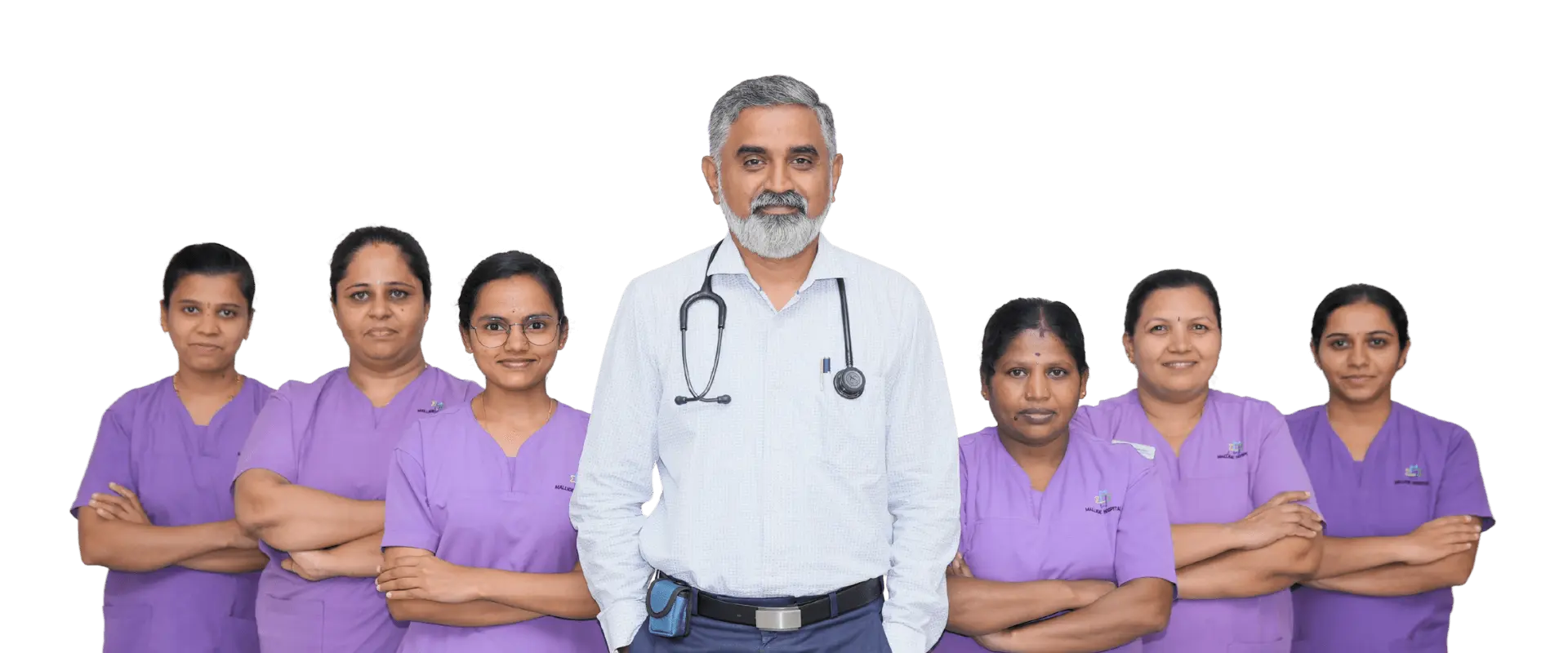 Mallige Hospital doctor and nursing team